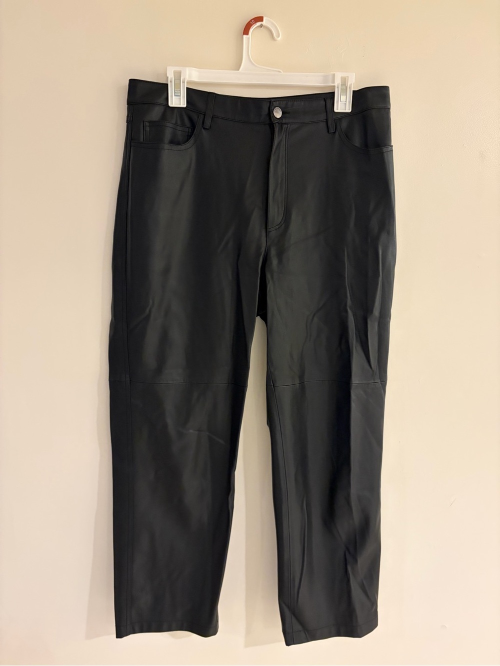 Women's Black Faux Leather pants